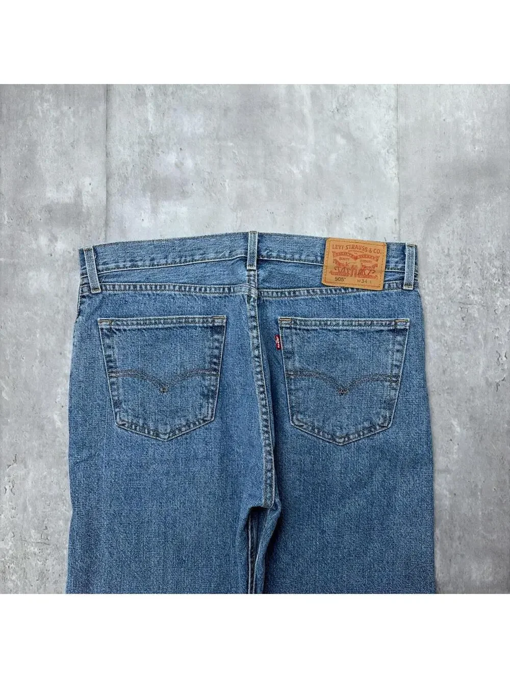 Y2K Blue Levi’s 505 Grunge Loose Skater Denim Jorts